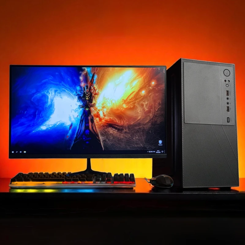 ПК с монитором 27 дюймов - Ryzen 5-3400G/16GB/SSD 500GB